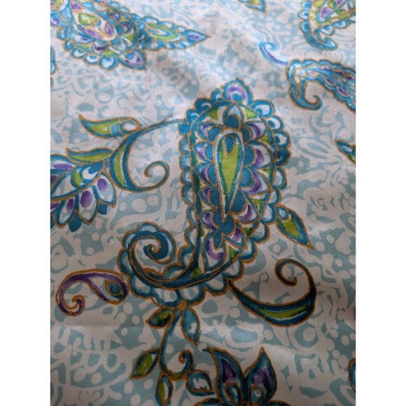 Collections Etc. Womens Paisley Kaftan Nightgown Kimono One Size Fits Most - Picture 4 of 5